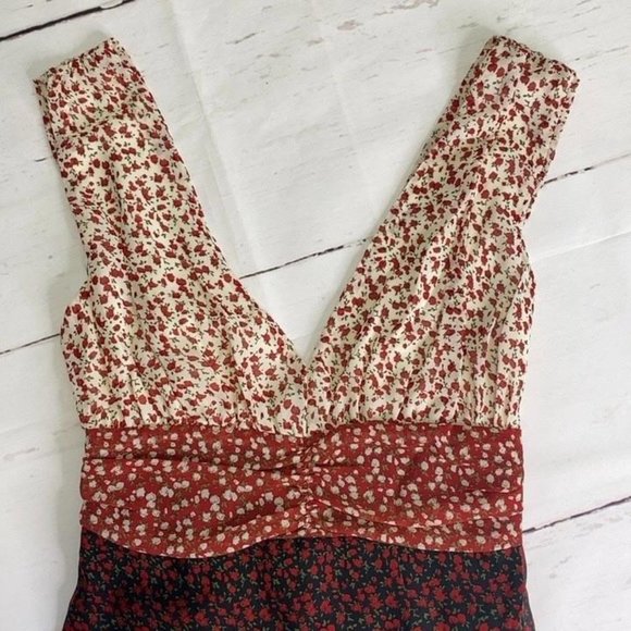 Express Emory Park Floral Midi Dress Size Small - Picture 5 of 11